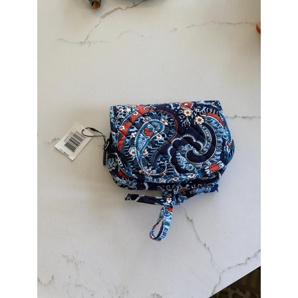 Vera Bradley Marrakesh pattern jewelry case nwt
